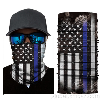 Seamless Neck Warmer usa flag dog bandanas scarf neckerchief Manufactory